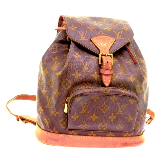 Authentic LOUIS VUITTON Monogram Montsouris PM Backpack - Picture 2 of 16